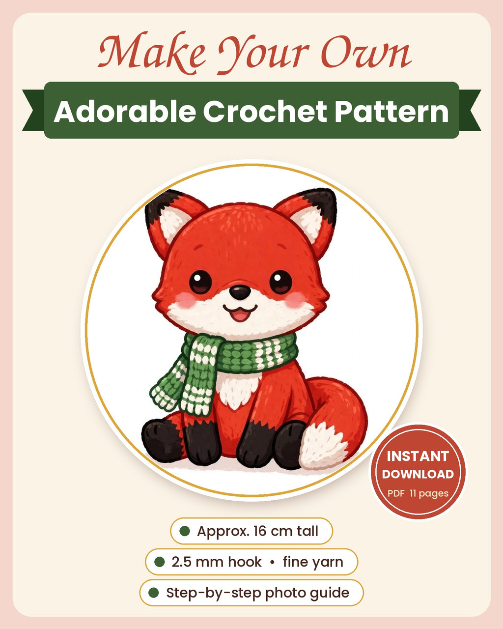 Crochet  Pattern (PDF)